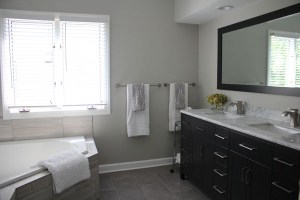 Renovated master bath